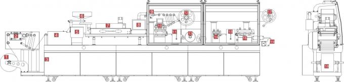 High Speed Pharmaceutical Blister Packaging Machines With Servo Motor Driving