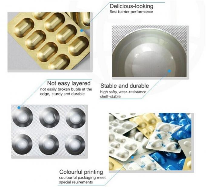 Cold Forming Blister Packaging Materials Aluminum Foil Blister Packing