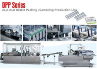 CE Automatic Alu Alu Blister Carton Packing Machine Line  for Capsule , Pill , Tablet Package