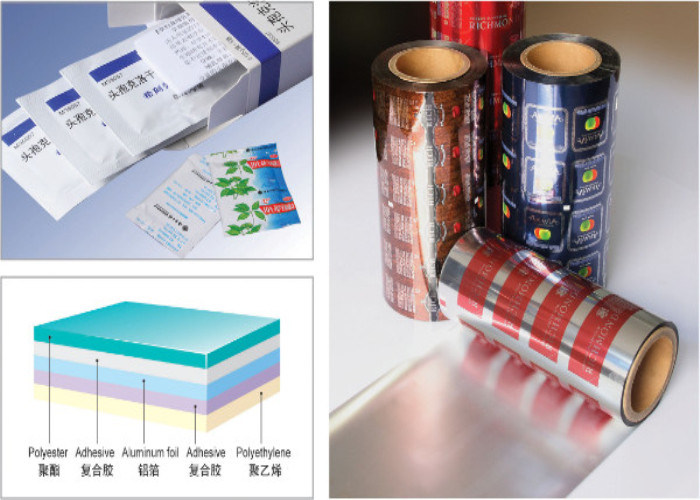 PET AL PE 3 Layers Blister Packaging Materials Laminated Composite