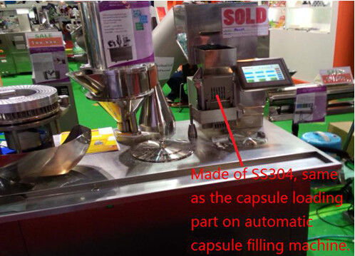 Powder / Pellet Semi Auto Capsule Filling Machine , Industrial Filling Equipment
