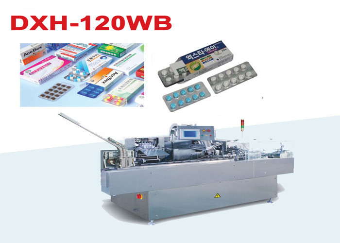 Stainless steel 304 Automatic Carton Packing Machine For Pharmacy , 380V/220V