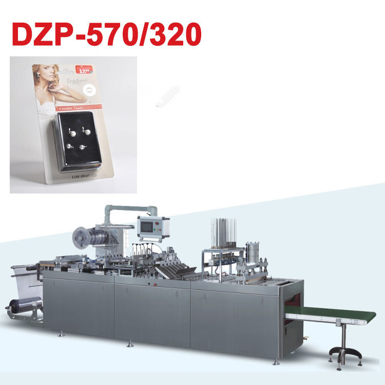 Paper PVC Automatic Blister Packaging Machine For Ear Stud Set Box Blister Packaging