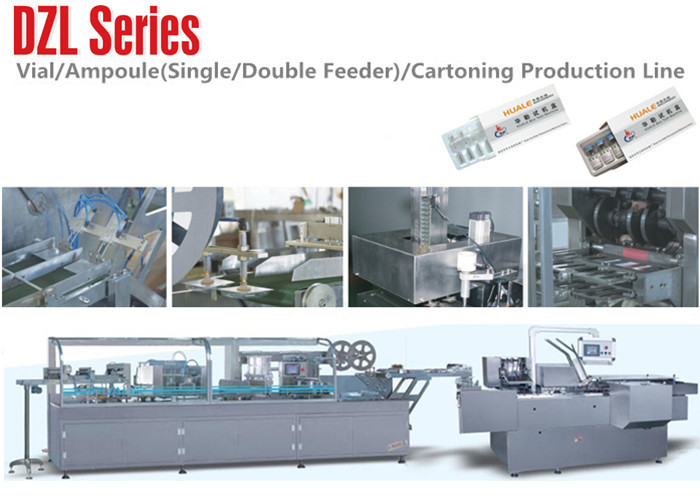Ampoul  Blister Packaging  Line Cartoning Packing line , Single or Double Feeder