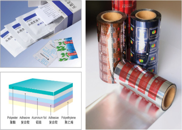 PET AL PE 3 Layers Blister Packaging Materials Laminated Composite