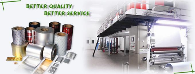 Gravure Soft Plastic Printed Blister Packaging Materials PET / AL / PE Film