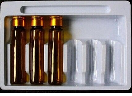 Medical Bottle Tray Plastic Thermoforming Machine / PE Food Tray Sealing Machine 250x180x30