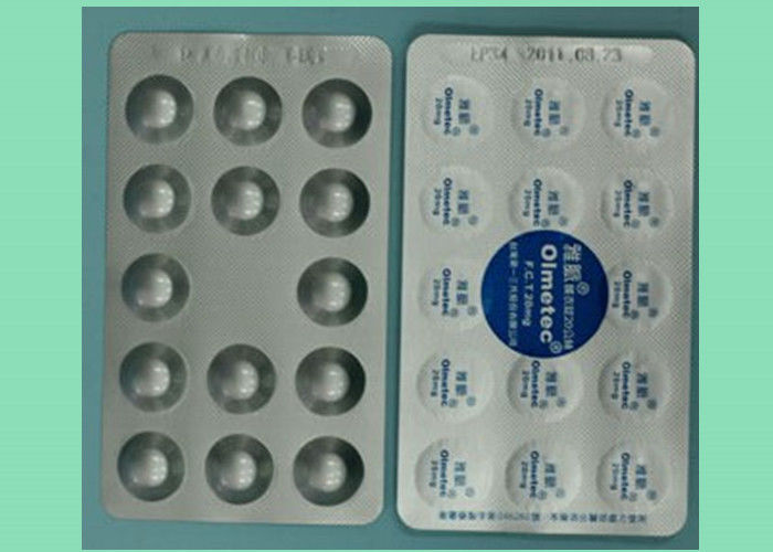 Pill Tablet Blister Packaging Machine , 8KW Capsule Packing Machine