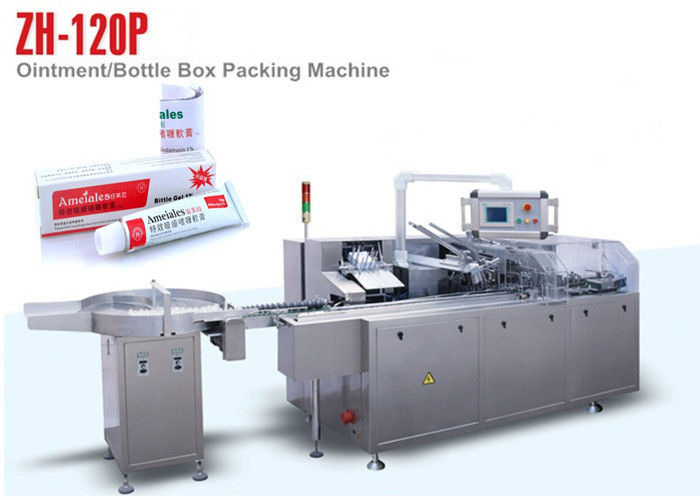 Ointment Box Auto Packing Machine for Cosmetic Package , 100 Boxes Per Min Output