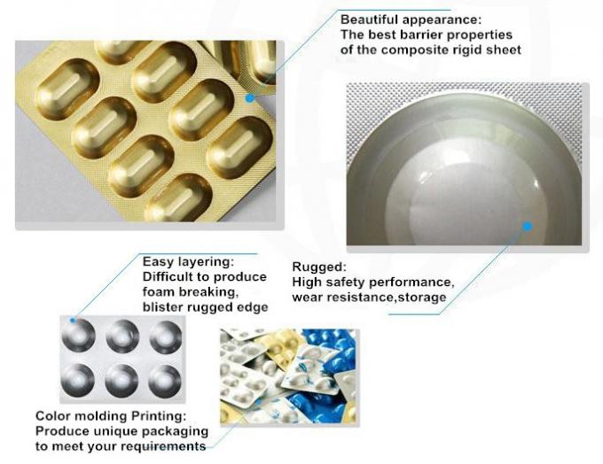 Alu Alu Foil Blister Packaging Materials For Pharmaceutical Products